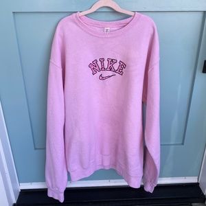 Vintage Pink Nike Crewneck